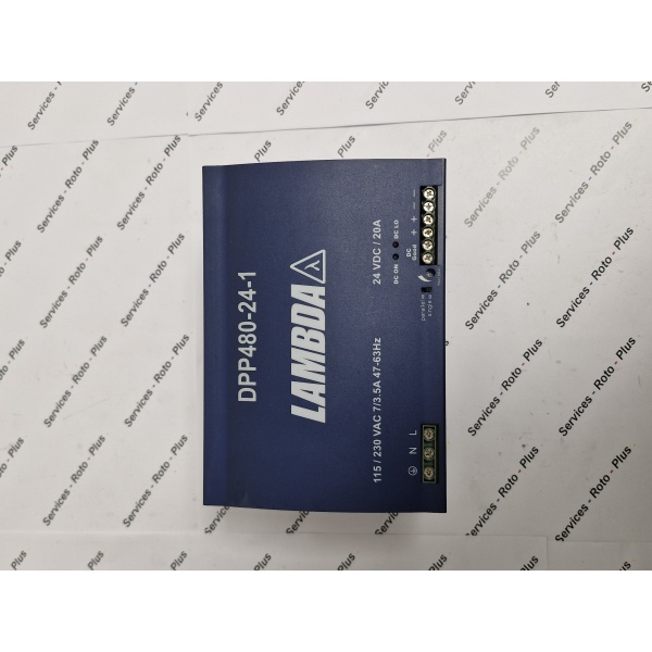 ALIMENTATION LAMBDA AC/DC DIN RAIL SUPPLY 24V 480W