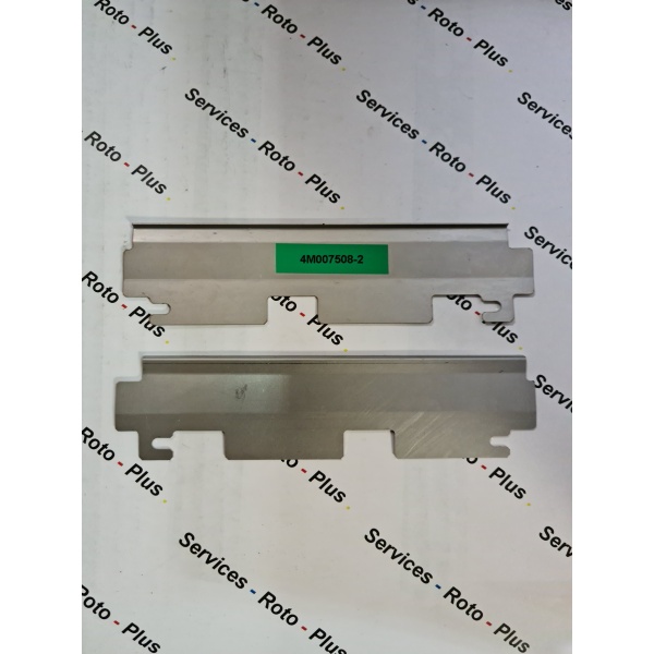 MUELLE DE HOJA ANGULADA M600 CON MUESCA